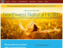 Tablet Screenshot of nwnaturalhealth.com